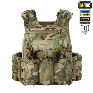 Плитоноска M-Tac Cuirass Elite 2 класс защиты, MultiCam, XS/S