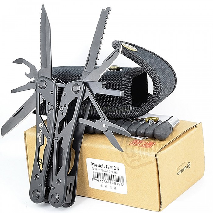 Мультитул Ganzo MultiTool G202B Черный Мультитул Ganzo MultiTool G202B Черный