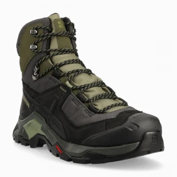 Ботинки Salomon QUEST ELEMENT GTX Black/Olive Night, Зелёный, UK 10 / EU 44⅔, 27см