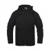 Куртка зимова Soft Shell - Чорна, Black