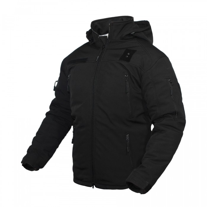 Куртка зимова Soft Shell - Чорна, Black Куртка зимова Soft Shell - Чорна, Black