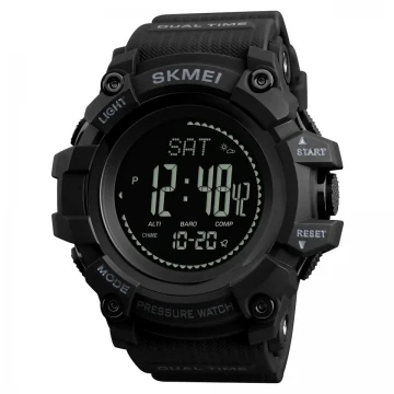 Часы тактические многофункциональные Skmei  Black, Black