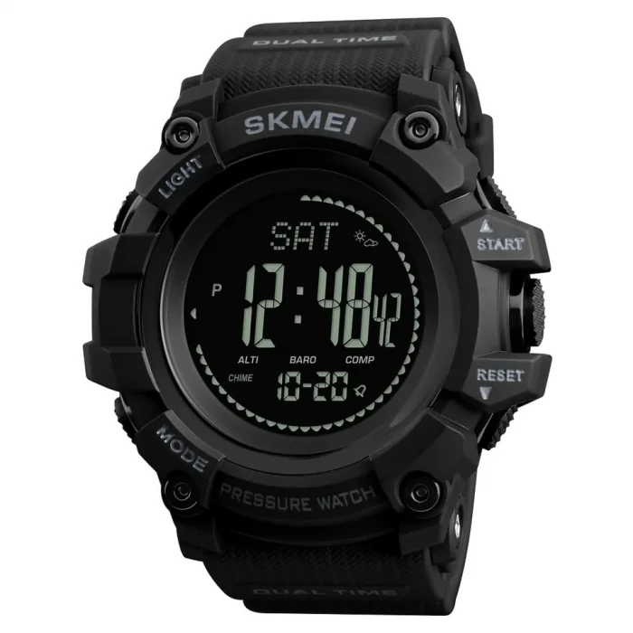 Годинник тактичний багатофункціональний Skmei Black, Black Годинник тактичний багатофункціональний Skmei Black, Black