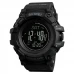 Годинник тактичний багатофункціональний Skmei Black, Black
