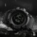 Годинник тактичний багатофункціональний Skmei Black, Black