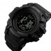 Годинник тактичний багатофункціональний Skmei Black, Black