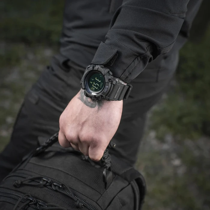 Годинник тактичний багатофункціональний Skmei Black, Black Годинник тактичний багатофункціональний Skmei Black, Black