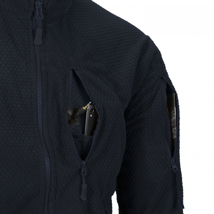 Флисовая кофта Helikon Alpha Tactical - Navy Blue Флисовая кофта Helikon Alpha Tactical - Navy Blue