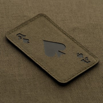 M-Tac нашивка Ace of Spades Laser Cut Ranger Green/Black
