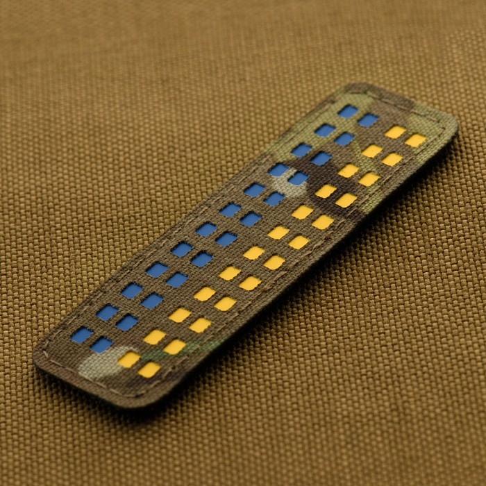 M-Tac нашивка прапор України 25х80 Laser Cut Multicam M-Tac нашивка прапор України 25х80 Laser Cut Multicam