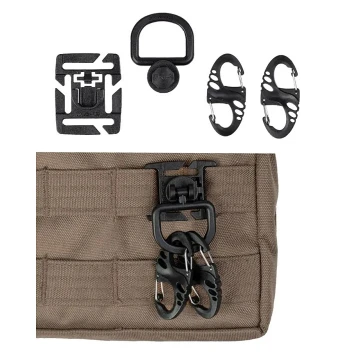 Набор карабинов MIL-TEC Ultimate Tactical Set Черные