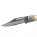 Ніж складаний Fox Outdoor «Jäger» з орнаментом Білий
