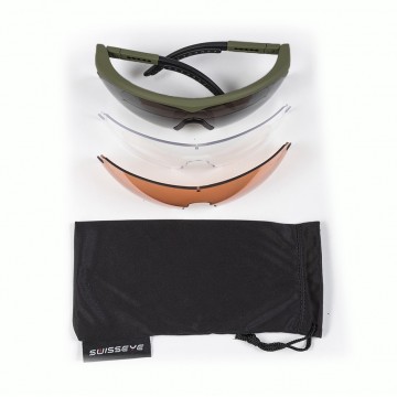 Окуляри балістичні SWISS EYE® Raptor Olive (3 лінзи)