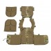 Плитоноска Tailor M-24 с системой быстрого сброса Multicam