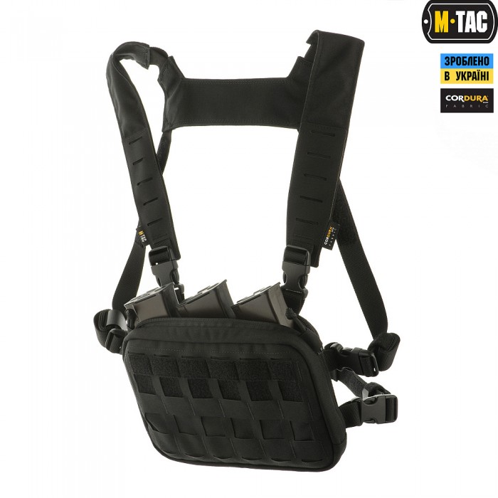 Нагрудна сумка M-Tac Chest Rig Military Elite, Black Нагрудна сумка M-Tac Chest Rig Military Elite, Black