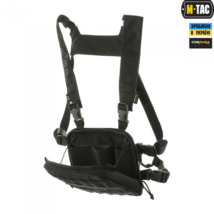 Нагрудна сумка M-Tac Chest Rig Military Elite, Black Нагрудна сумка M-Tac Chest Rig Military Elite, Black