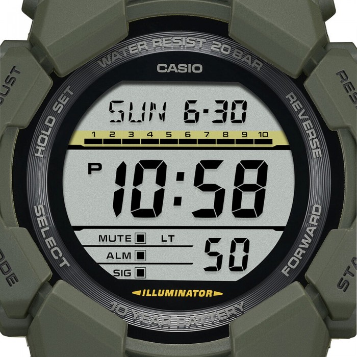 Часы CASIO G-Shock GD-010-3ER, Olive Часы CASIO G-Shock GD-010-3ER, Olive