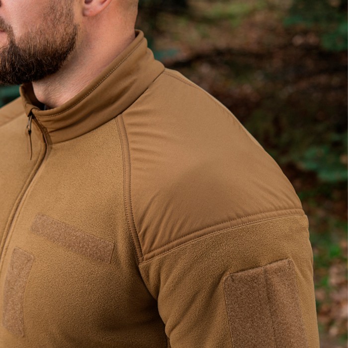 Кофта флисовая M-Tac Combat Fleece Polartec, Coyote Кофта флисовая M-Tac Combat Fleece Polartec, Coyote