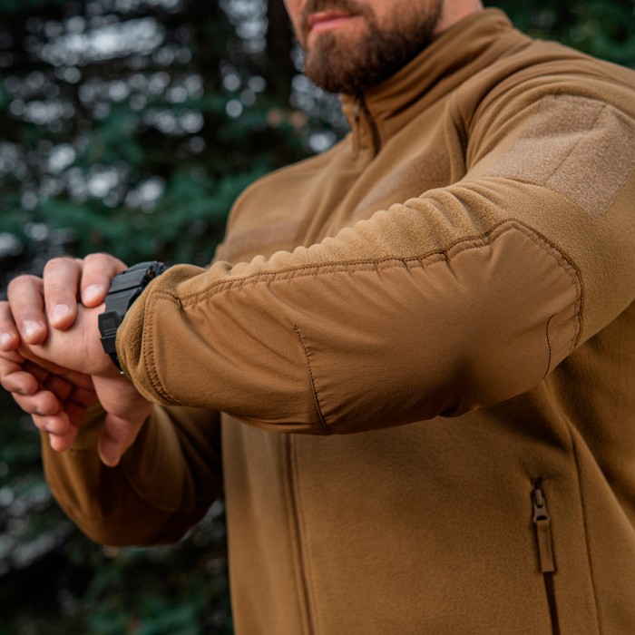Кофта флисовая M-Tac Combat Fleece Polartec, Coyote Кофта флисовая M-Tac Combat Fleece Polartec, Coyote