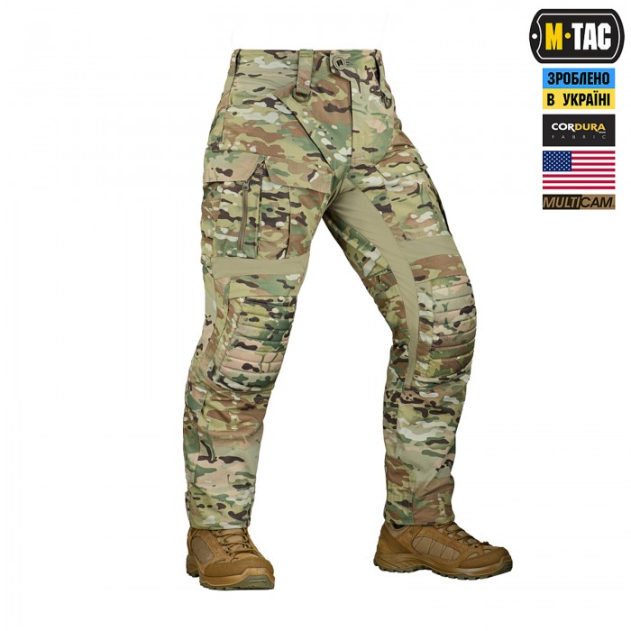 Штани тактичні з наколінниками M-Tac Sturm Gen.II NYCO Extreme, MultiCam Штани тактичні з наколінниками M-Tac Sturm Gen.II NYCO Extreme, MultiCam