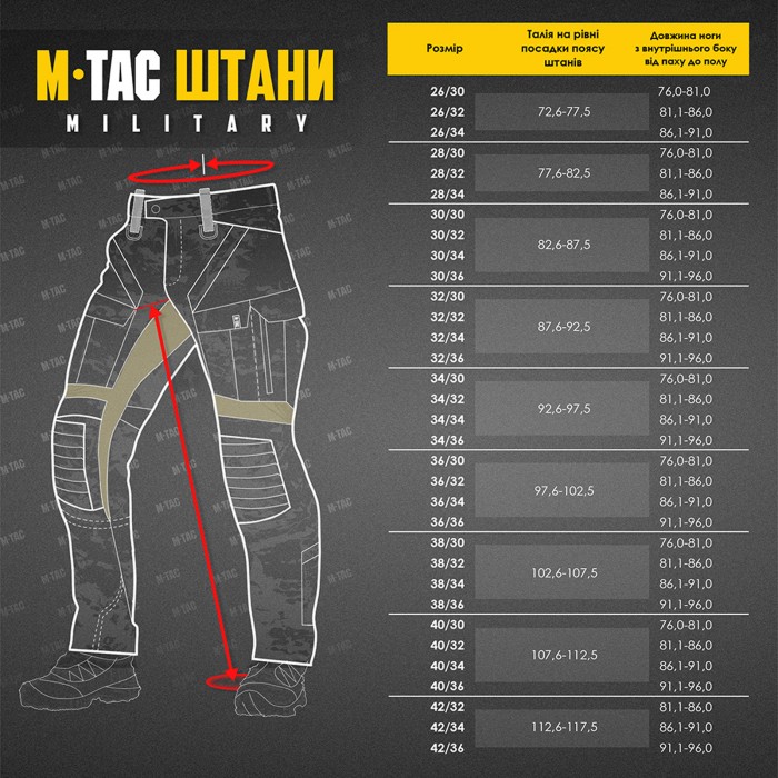 Штани тактичні з наколінниками M-Tac Sturm Gen.II NYCO Extreme, MultiCam Штани тактичні з наколінниками M-Tac Sturm Gen.II NYCO Extreme, MultiCam