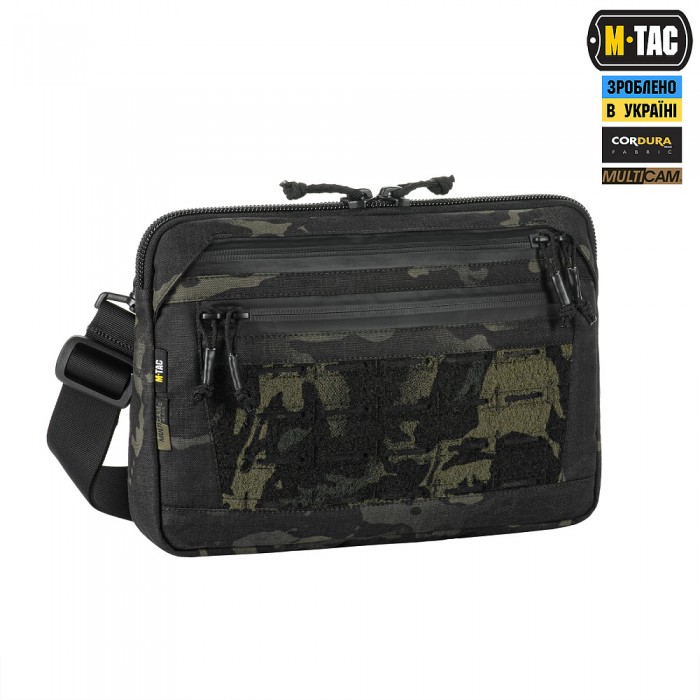 Сумка M-Tac Admin Bag Medium Elite з липучкою , Black MultiCam Сумка M-Tac Admin Bag Medium Elite з липучкою , Black MultiCam