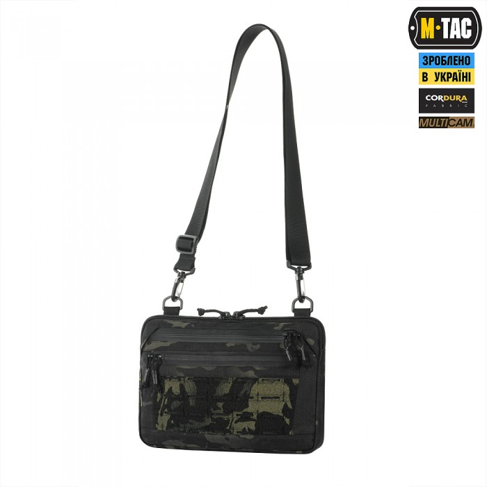 Сумка M-Tac Admin Bag Medium Elite з липучкою , Black MultiCam Сумка M-Tac Admin Bag Medium Elite з липучкою , Black MultiCam