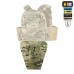 Фартух протиуламковий з балістичним пакетом 1 клас (BRONYX) M-Tac Laser Cut, MultiCam