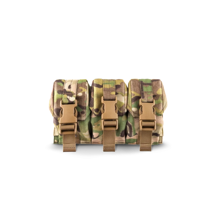 Модуль под 3 ручные гранаты на базу задней штурмовой панели U-WIN, MultiCam Модуль под 3 ручные гранаты на базу задней штурмовой панели U-WIN, MultiCam
