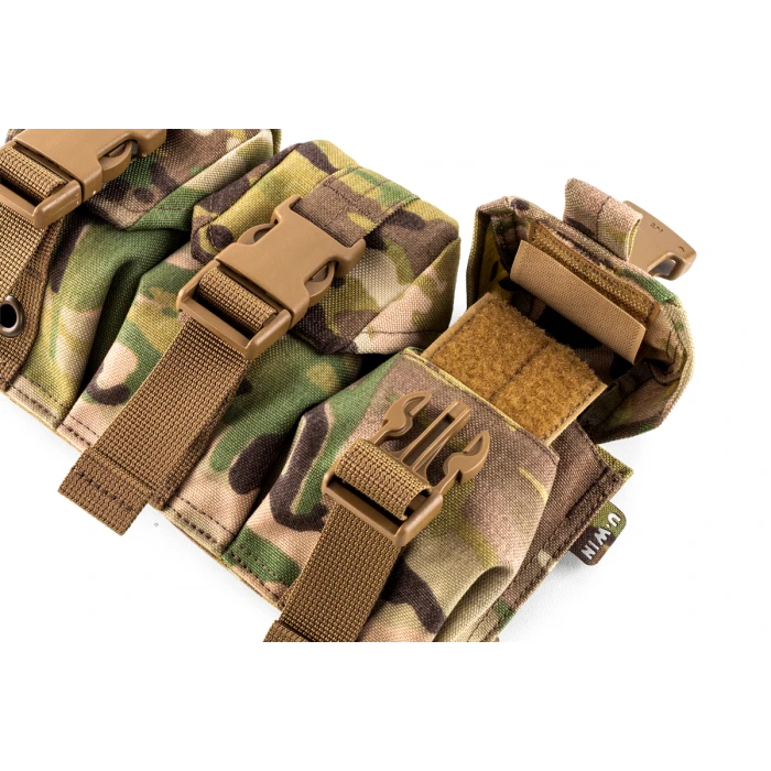 Модуль под 3 ручные гранаты на базу задней штурмовой панели U-WIN, MultiCam Модуль под 3 ручные гранаты на базу задней штурмовой панели U-WIN, MultiCam