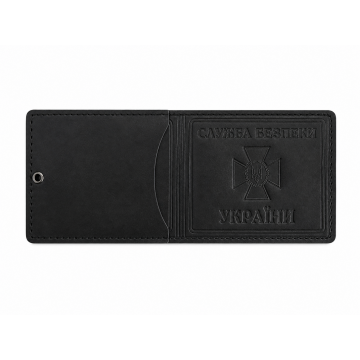 Обкладинка СБУ з кишенею і шевроном, Black