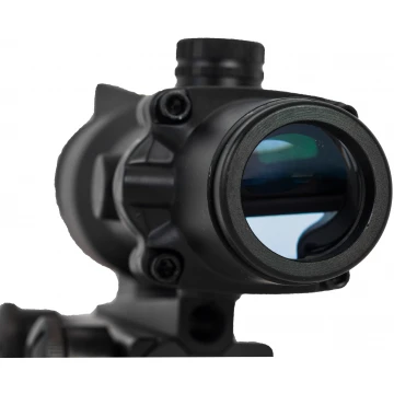 Оптичний приціл Trijicon ACOG 4x32 (репліка) з прицільною сіткою Green Chevron, Black