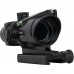 Оптичний приціл Trijicon ACOG 4x32 (репліка) з прицільною сіткою Green Chevron, Black