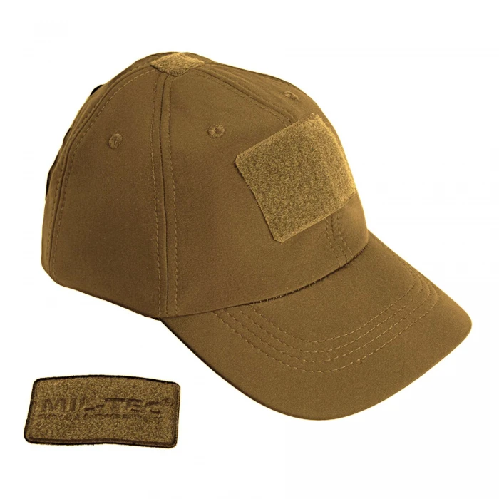 Бейсболка тактична тепла MIL-TEC SoftShell Baseball Cap Dark Coyote Бейсболка тактична тепла MIL-TEC SoftShell Baseball Cap Dark Coyote