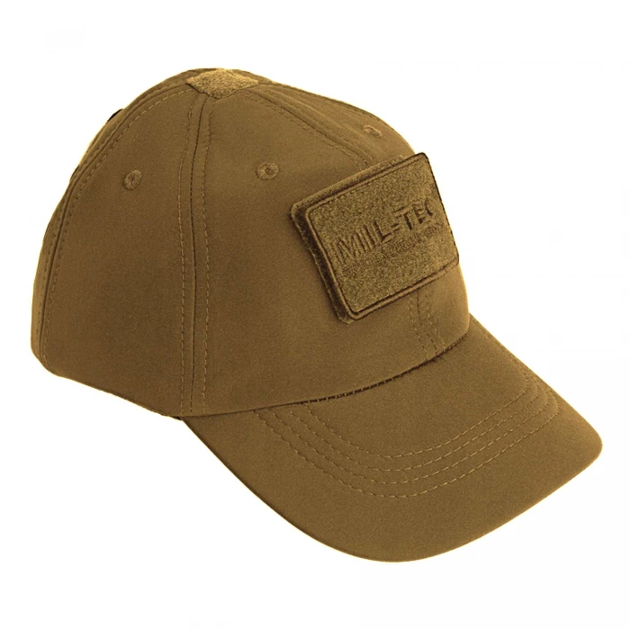 Бейсболка тактична тепла MIL-TEC SoftShell Baseball Cap Dark Coyote Бейсболка тактична тепла MIL-TEC SoftShell Baseball Cap Dark Coyote