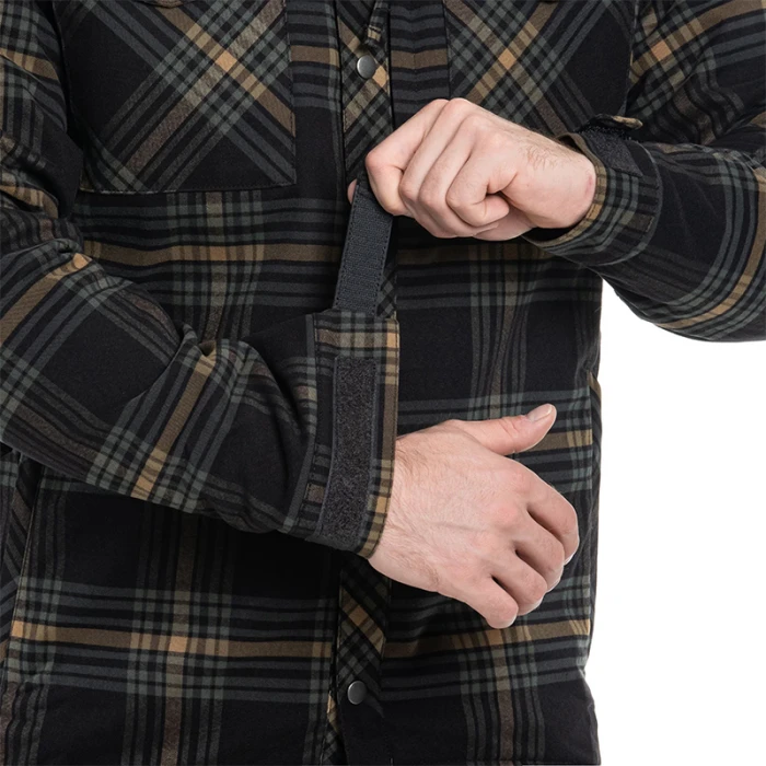 Сорочка Helikon Winter Warden Long Sleeve - Slate Moorland Plaid, Black Сорочка Helikon Winter Warden Long Sleeve - Slate Moorland Plaid, Black