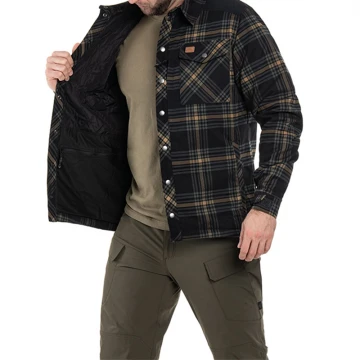 Сорочка Helikon Winter Warden Long Sleeve - Slate Moorland Plaid, Black