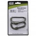Карабіни алюмінієві MFH Carabiner 8 мм х 8 см Olive