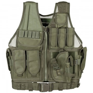 Розвантажувальний жилет з ременем MFH USMC Vest Olive