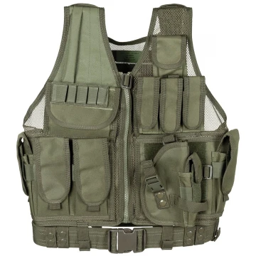 Разгрузочный жилет с ремнем MFH USMC Vest Olive