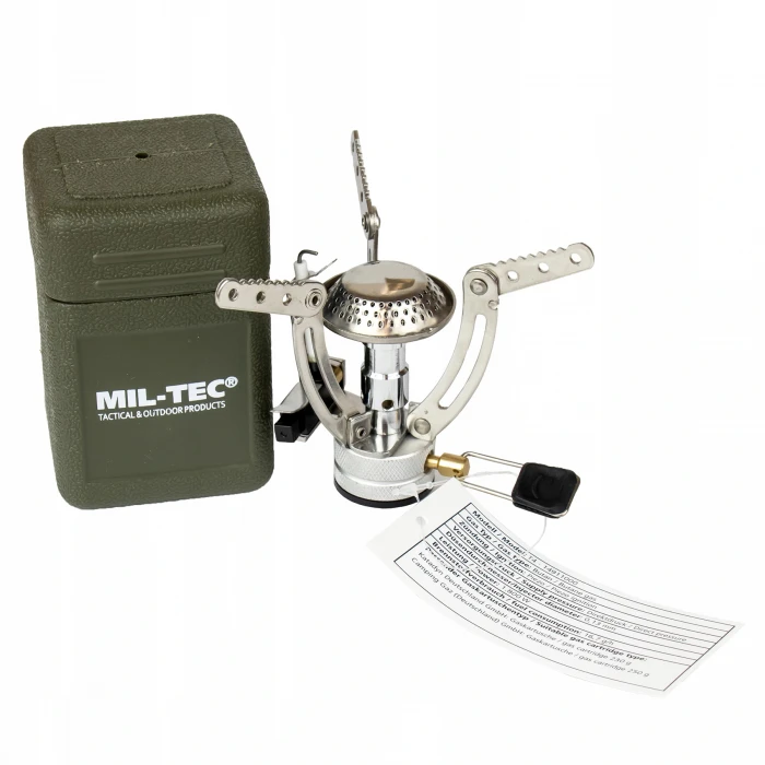 Туристическая газовая горелка MIL-TEC Camping Butane Burner Туристическая газовая горелка MIL-TEC Camping Butane Burner