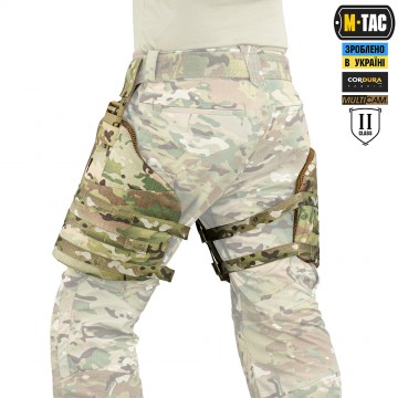 Захист стегон з балістичним пакетом 2 клас (FMS) M-Tac, MultiCam