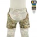 Захист стегон з балістичним пакетом 2 клас (FMS) M-Tac, MultiCam