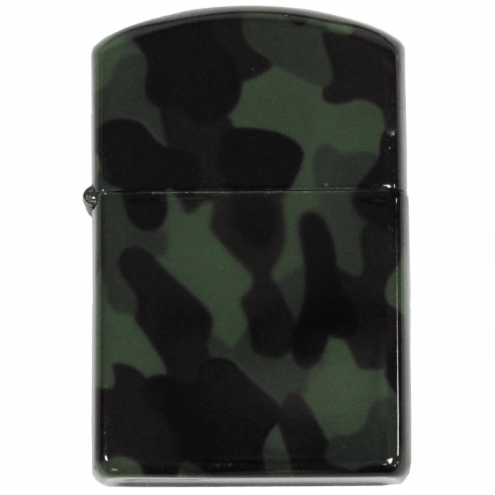 Зажигалка бензиновая MFH Windproof Lighter Вудленд Зажигалка бензиновая MFH Windproof Lighter Вудленд