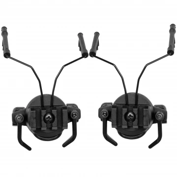 Адаптер для навушників на шолом Headset Bracket Black Чорний, Black