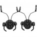 Адаптер для навушників на шолом Headset Bracket Black Чорний, Black