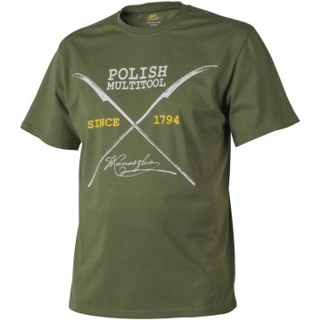 Футболка T-shirt Helikon Polish Multitool - U.S. Green, Olive Green, S\R