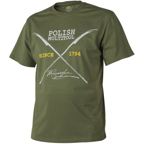 Футболка T-shirt Helikon Polish Multitool - U.S. Green, Olive Green, S\R