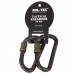 Карабіни тактичні (2 шт.) 80мм Mil-Tec Tactical Carabiner Вудленд