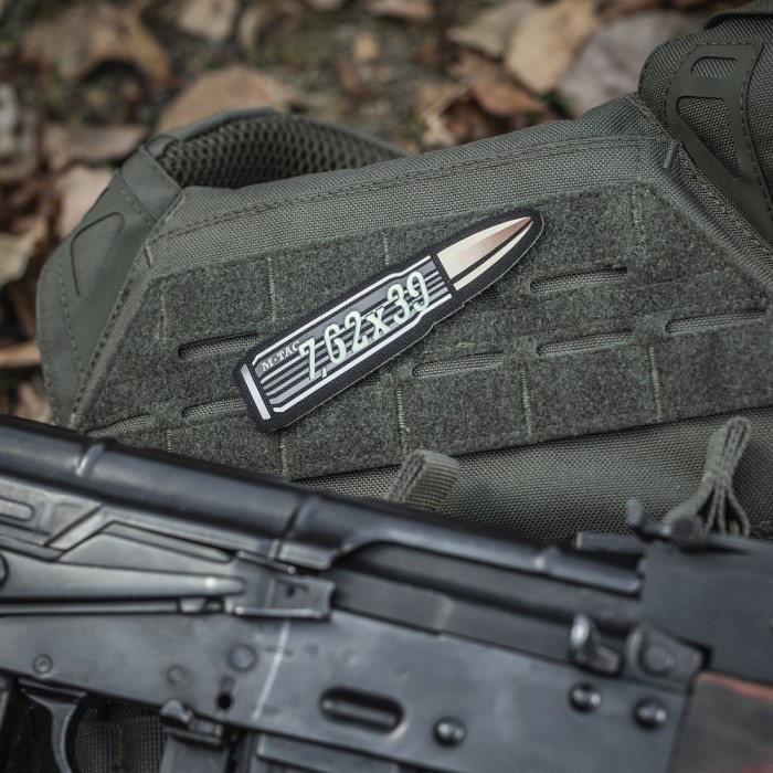 M-Tac нашивка 7,62x39 Ammo Black/GID M-Tac нашивка 7,62x39 Ammo Black/GID